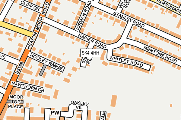 SK4 4HH map - OS OpenMap – Local (Ordnance Survey)