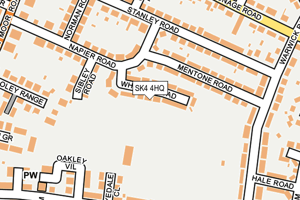 SK4 4HQ map - OS OpenMap – Local (Ordnance Survey)