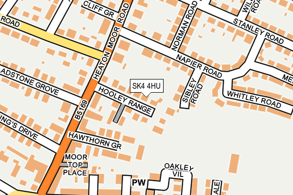 SK4 4HU map - OS OpenMap – Local (Ordnance Survey)