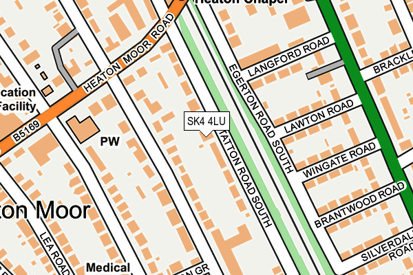 SK4 4LU map - OS OpenMap – Local (Ordnance Survey)