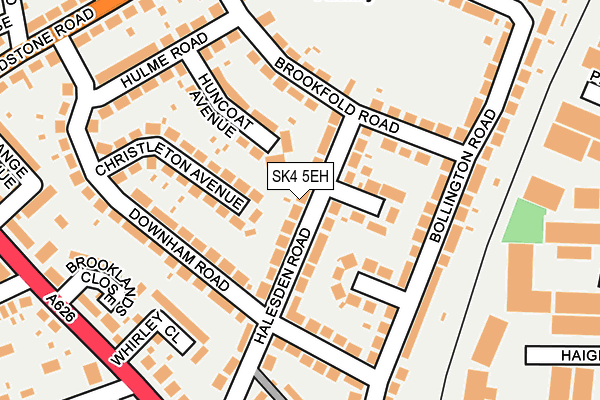SK4 5EH map - OS OpenMap – Local (Ordnance Survey)
