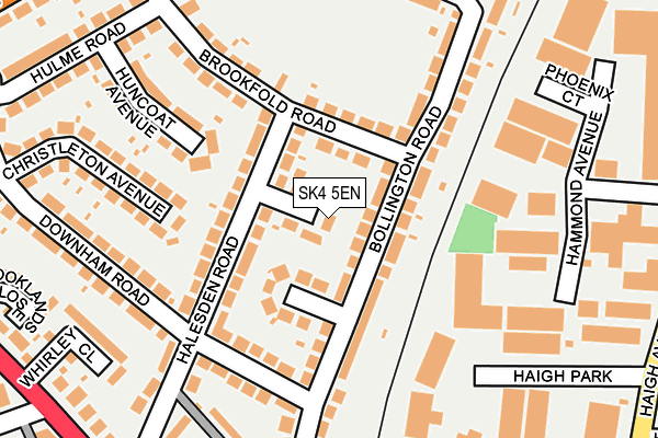 SK4 5EN map - OS OpenMap – Local (Ordnance Survey)