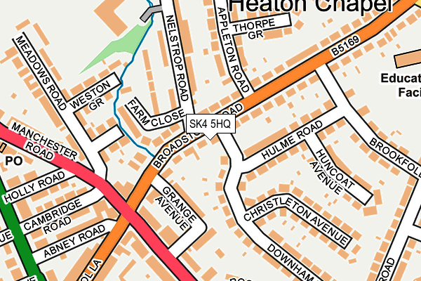SK4 5HQ map - OS OpenMap – Local (Ordnance Survey)