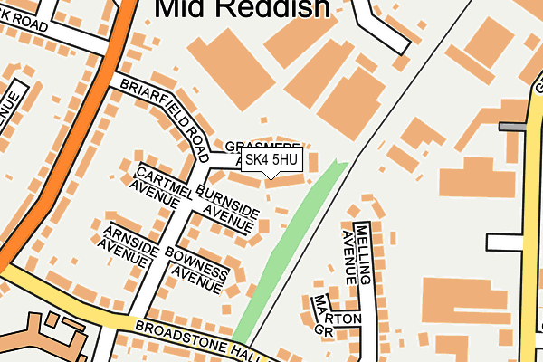 SK4 5HU map - OS OpenMap – Local (Ordnance Survey)