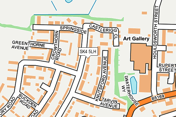SK4 5LH map - OS OpenMap – Local (Ordnance Survey)