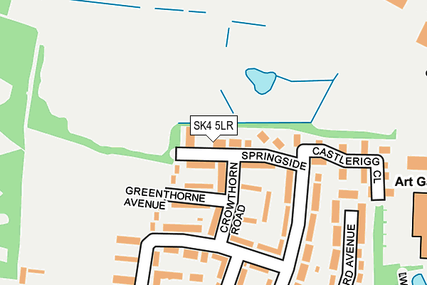 SK4 5LR map - OS OpenMap – Local (Ordnance Survey)