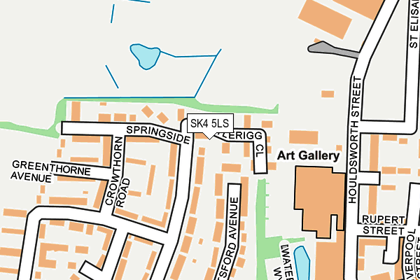 SK4 5LS map - OS OpenMap – Local (Ordnance Survey)