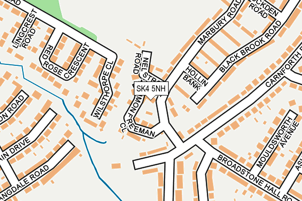 SK4 5NH map - OS OpenMap – Local (Ordnance Survey)