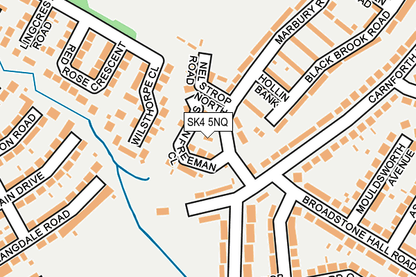 SK4 5NQ map - OS OpenMap – Local (Ordnance Survey)