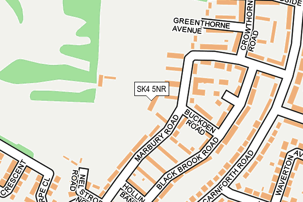 SK4 5NR map - OS OpenMap – Local (Ordnance Survey)