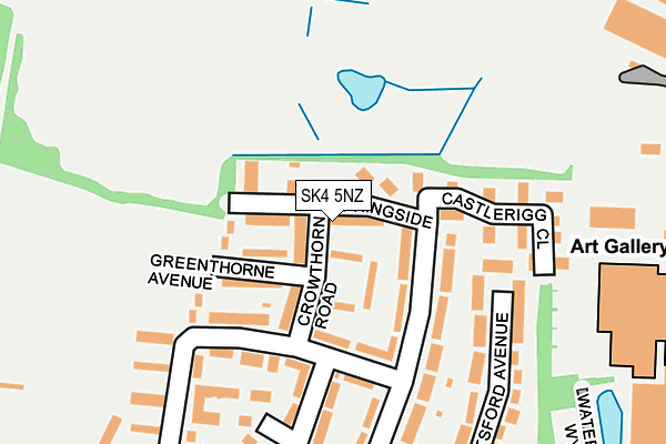 SK4 5NZ map - OS OpenMap – Local (Ordnance Survey)