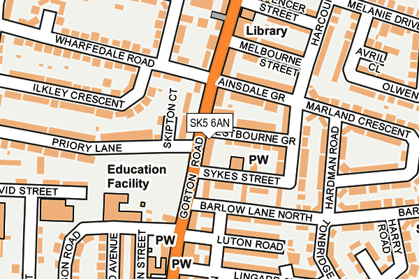 Map of HARVEY ROBERTS SOLICITORS LLP at local scale