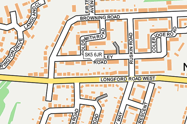 SK5 6JR map - OS OpenMap – Local (Ordnance Survey)