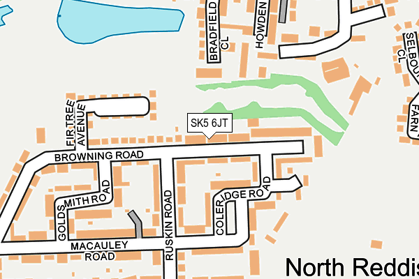 SK5 6JT map - OS OpenMap – Local (Ordnance Survey)