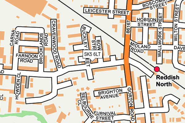 SK5 6LT map - OS OpenMap – Local (Ordnance Survey)