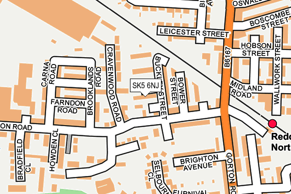 SK5 6NJ map - OS OpenMap – Local (Ordnance Survey)