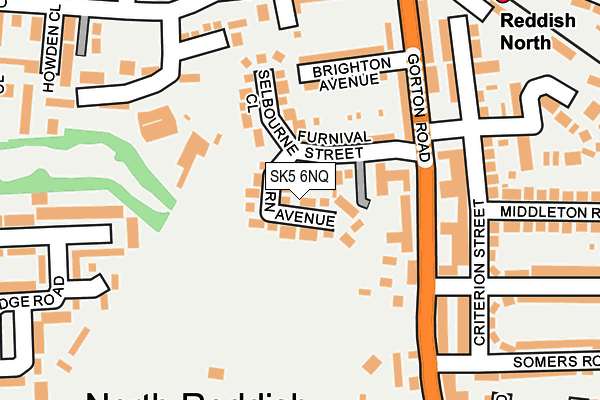 SK5 6NQ map - OS OpenMap – Local (Ordnance Survey)