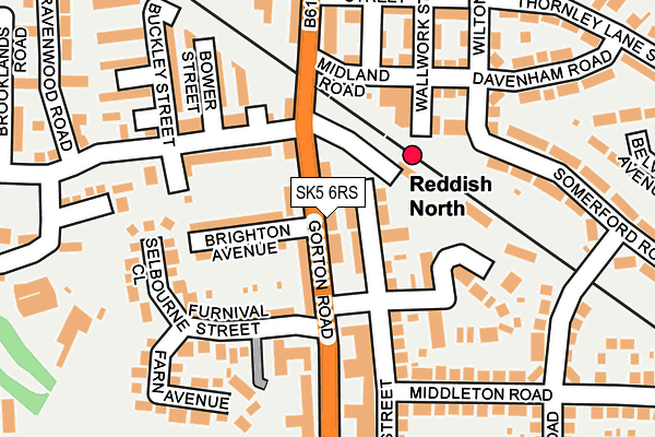 Map of SE7ENISH LTD at local scale