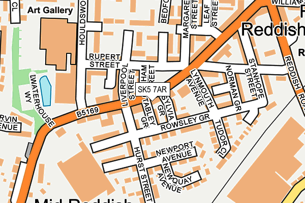 Map of RICE AND SPICE MCR LTD at local scale