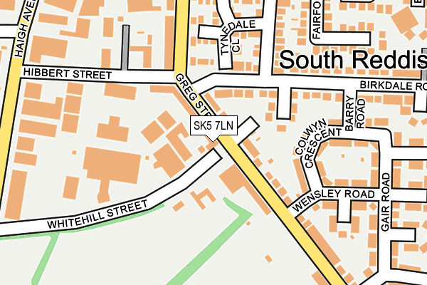 SK5 7LN map - OS OpenMap – Local (Ordnance Survey)