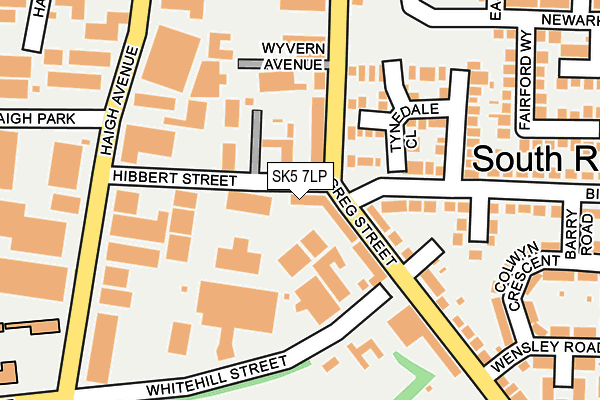 SK5 7LP map - OS OpenMap – Local (Ordnance Survey)