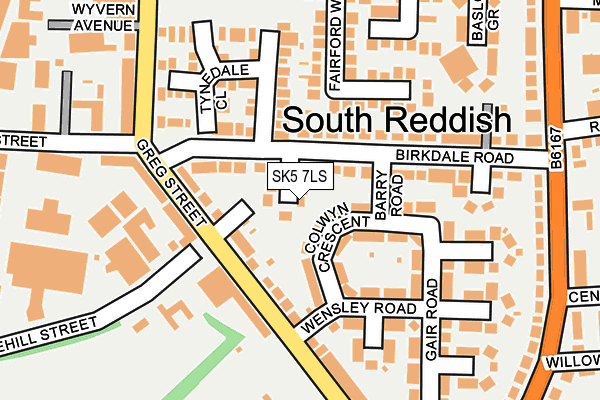 SK5 7LS map - OS OpenMap – Local (Ordnance Survey)