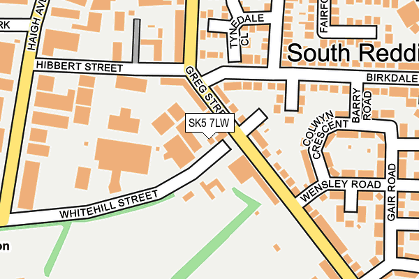 SK5 7LW map - OS OpenMap – Local (Ordnance Survey)