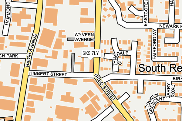 SK5 7LY map - OS OpenMap – Local (Ordnance Survey)