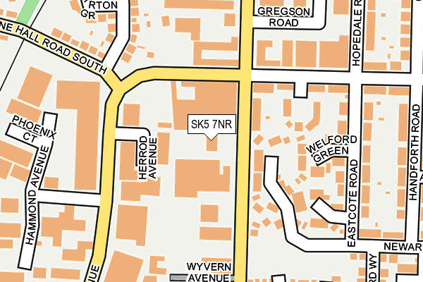 SK5 7NR map - OS OpenMap – Local (Ordnance Survey)