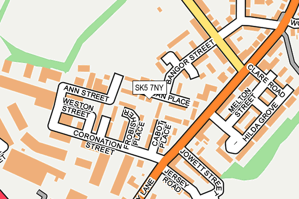 SK5 7NY map - OS OpenMap – Local (Ordnance Survey)