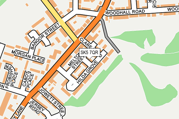 SK5 7QR map - OS OpenMap – Local (Ordnance Survey)