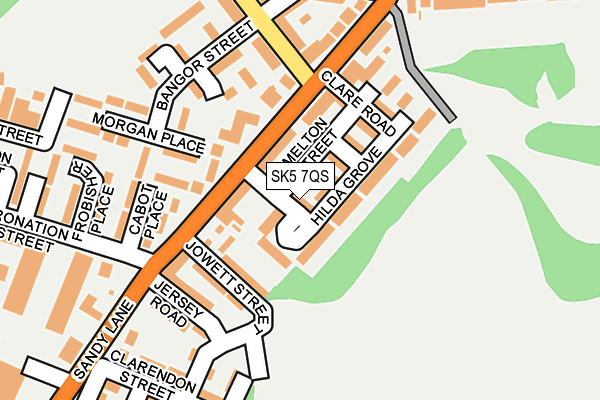 SK5 7QS map - OS OpenMap – Local (Ordnance Survey)