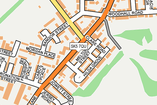 Map of CASTLE STREET FLOORING LTD at local scale