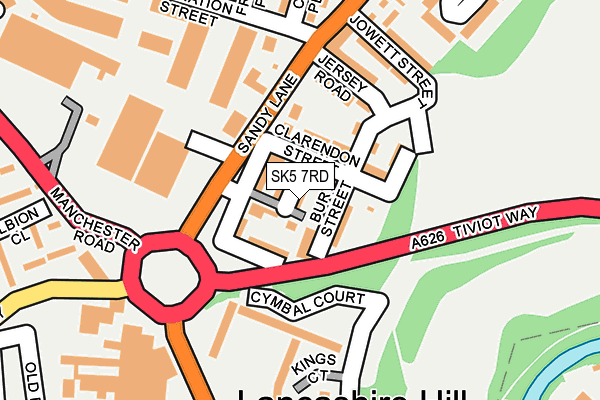 SK5 7RD map - OS OpenMap – Local (Ordnance Survey)