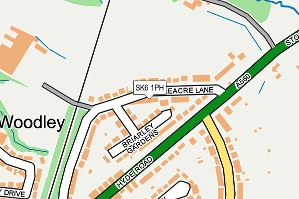 SK6 1PH map - OS OpenMap – Local (Ordnance Survey)