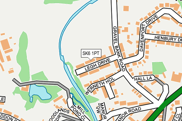 SK6 1PT map - OS OpenMap – Local (Ordnance Survey)