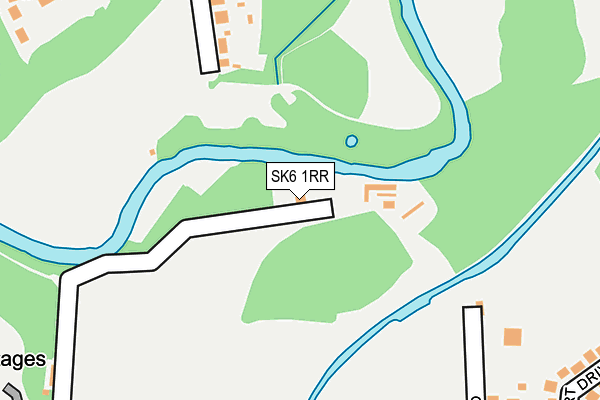 SK6 1RR map - OS OpenMap – Local (Ordnance Survey)