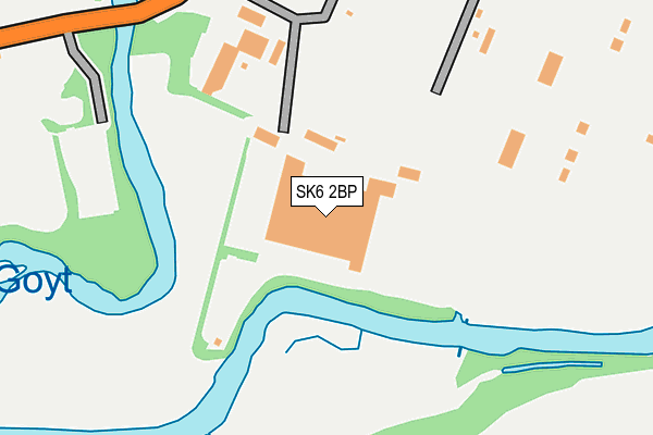 SK6 2BP map - OS OpenMap – Local (Ordnance Survey)