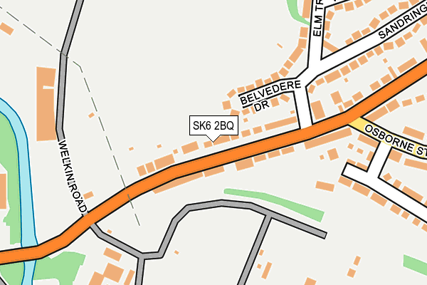 SK6 2BQ map - OS OpenMap – Local (Ordnance Survey)