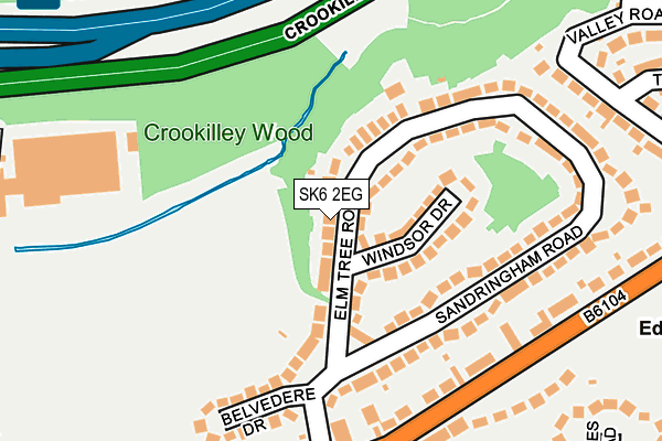 Map of ELM TREE (TREE SERVICES) LIMITED at local scale