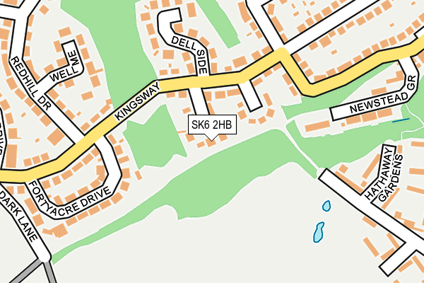 SK6 2HB map - OS OpenMap – Local (Ordnance Survey)