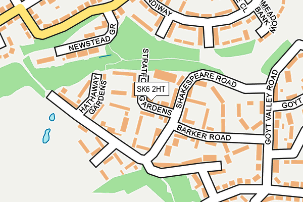 SK6 2HT map - OS OpenMap – Local (Ordnance Survey)