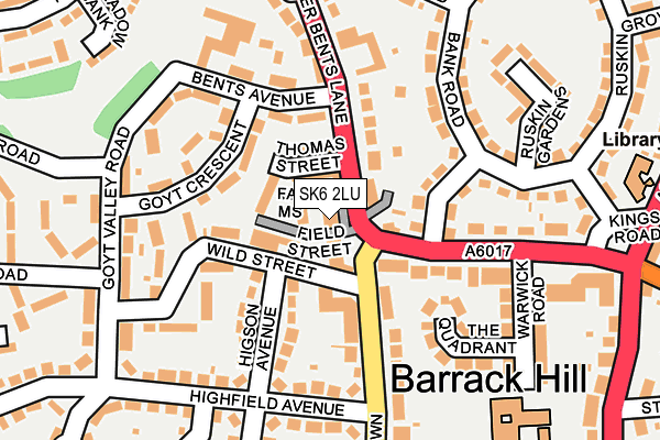 SK6 2LU map - OS OpenMap – Local (Ordnance Survey)
