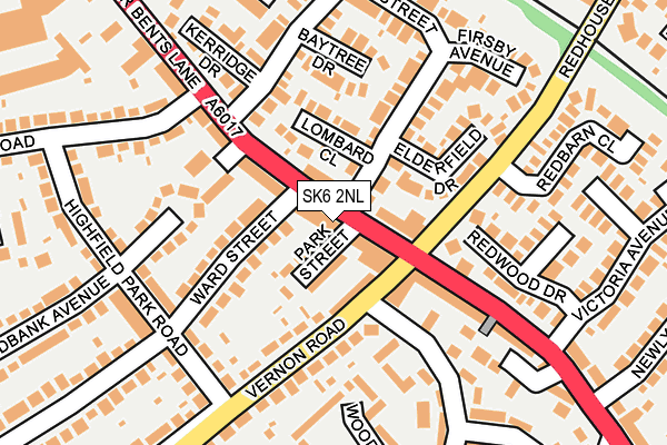 SK6 2NL map - OS OpenMap – Local (Ordnance Survey)