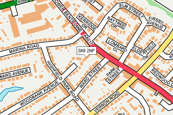 SK6 2NP map - OS OpenMap – Local (Ordnance Survey)