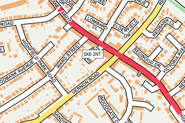 SK6 2NT map - OS OpenMap – Local (Ordnance Survey)