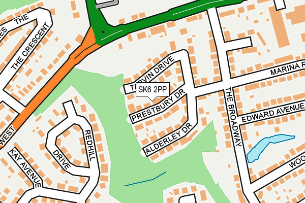 SK6 2PP map - OS OpenMap – Local (Ordnance Survey)