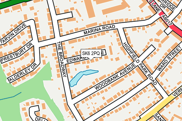 SK6 2PQ map - OS OpenMap – Local (Ordnance Survey)