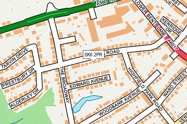 SK6 2PR map - OS OpenMap – Local (Ordnance Survey)