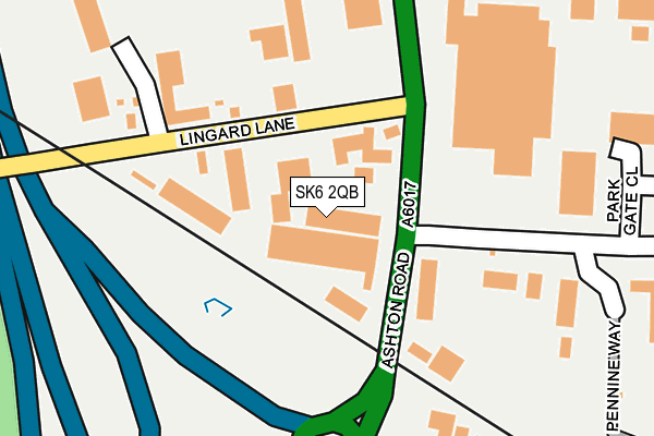 Map of DARREN WOOD LIMITED at local scale